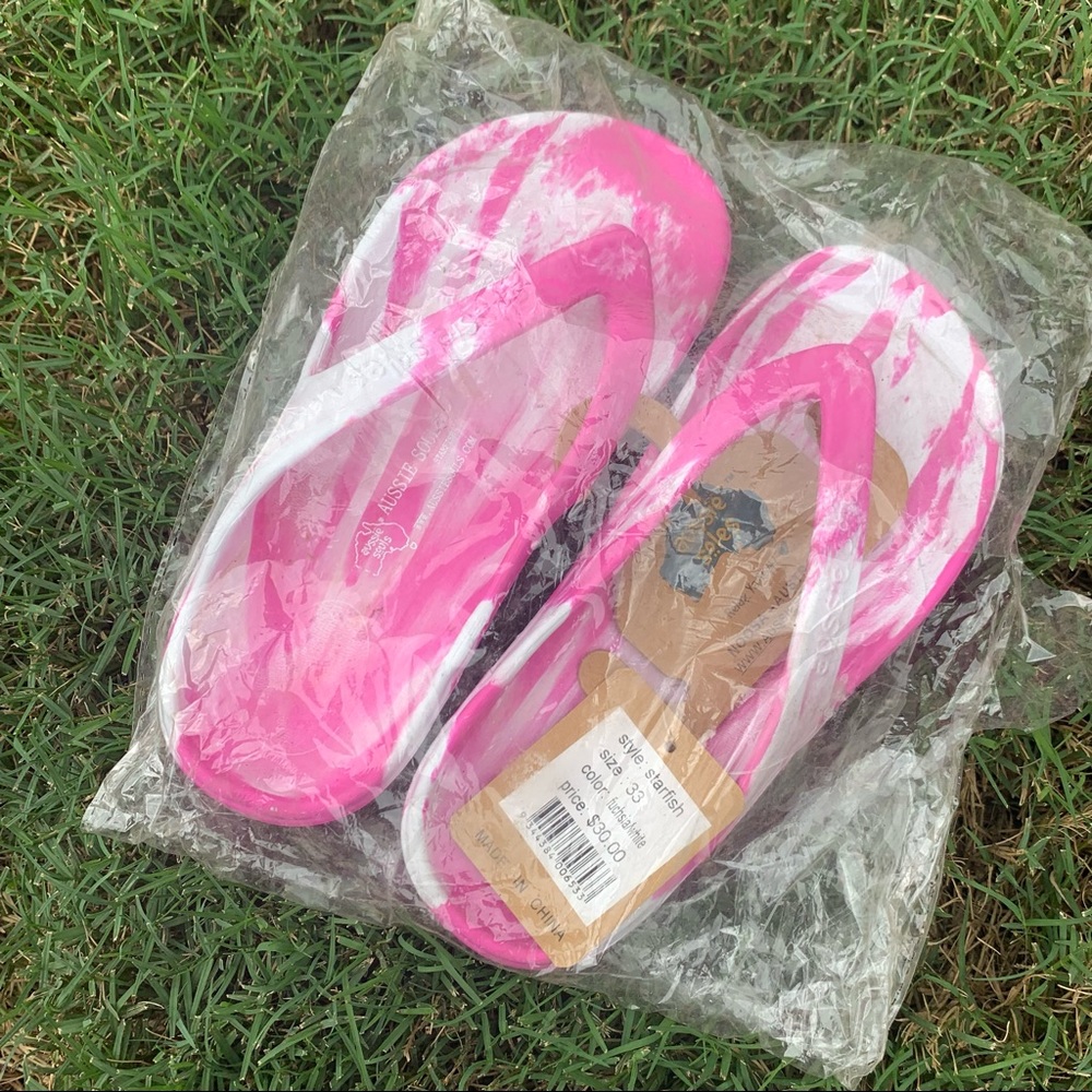 Aussie Soles Starfish Flip Flops